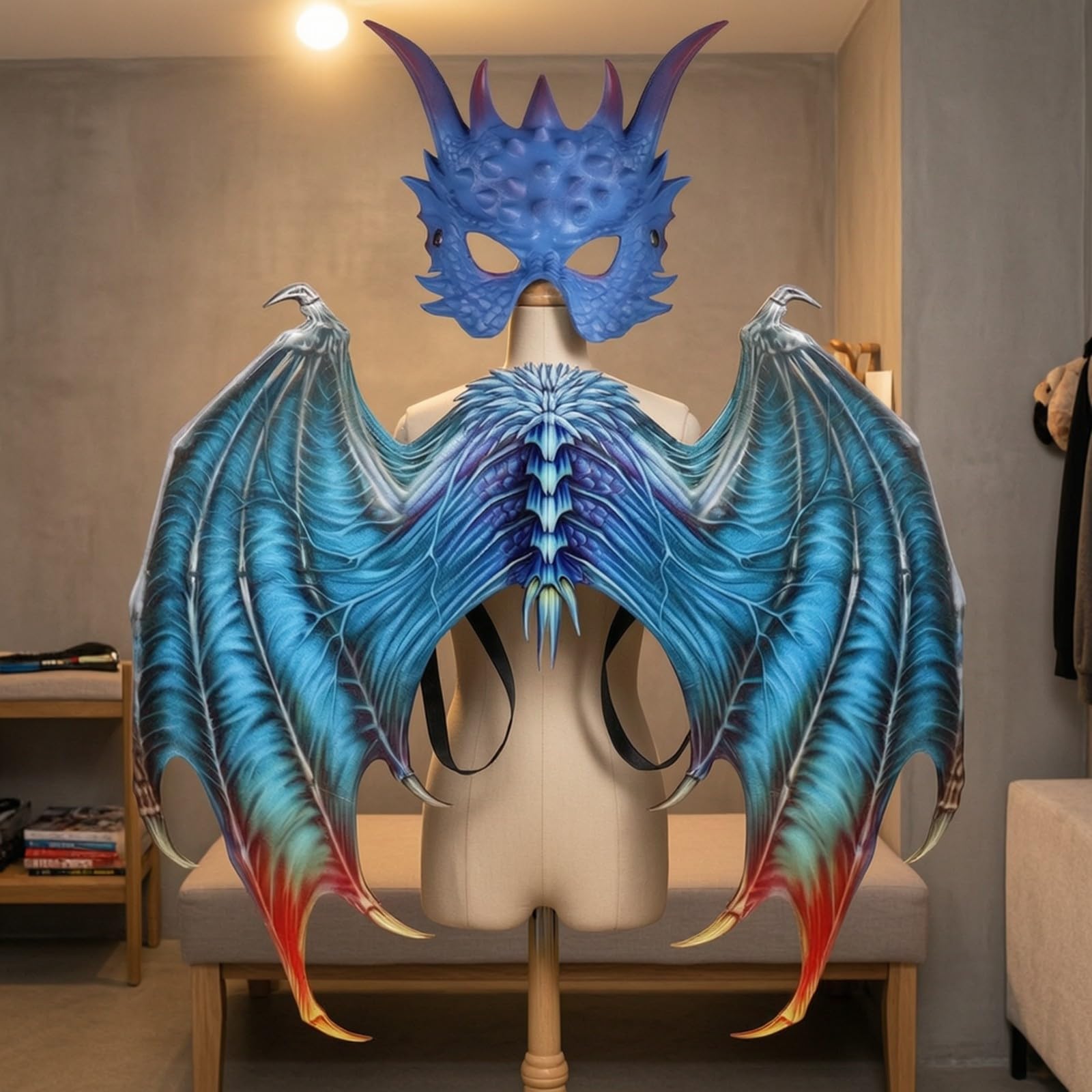 Maschera con Piume Magico