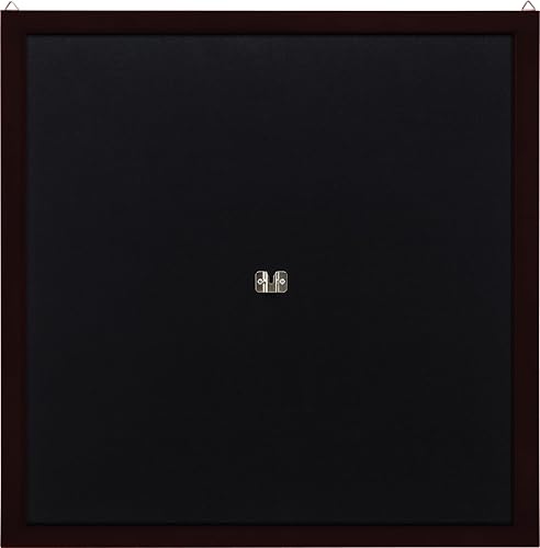 Viper Championship Wood Framed Sisal Dartboard Backboard with Optional Dry Erase Cricket Scorebord and Dart & Accessory Storage Caddy, Dark Mahogany