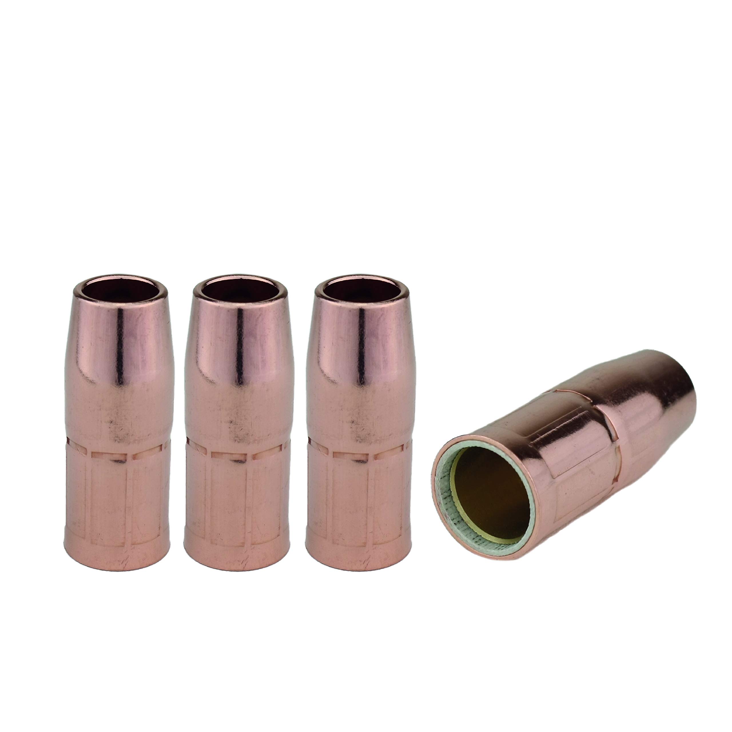 SÜA - MIG Nozzle - Replacement for Miller M25 & M40 MIG Guns - Size: 5/8'' x 2-1/2'' - Model: 169-726 - (4 PACK)