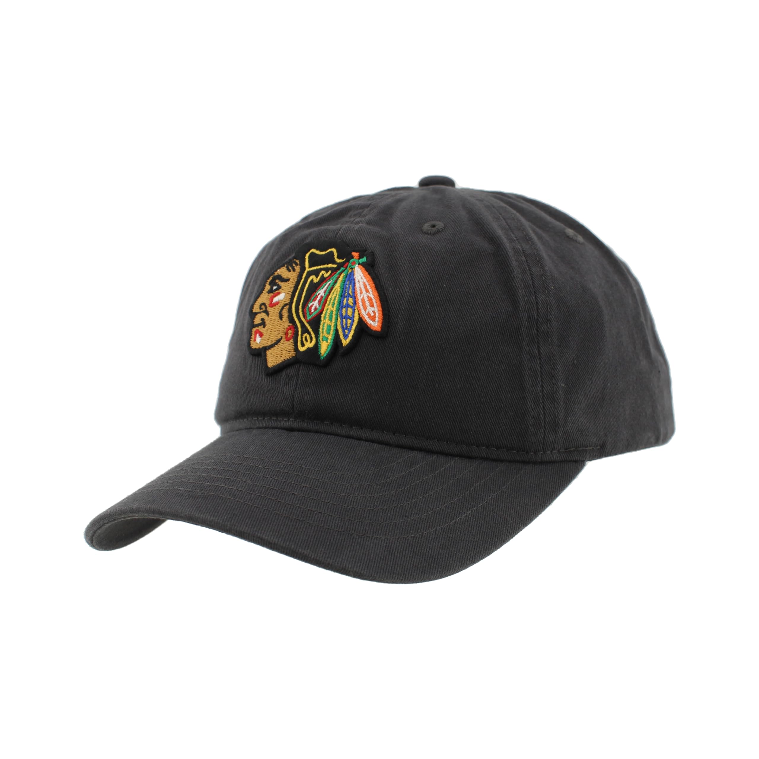 ZHATS NHL Officially Licensed Adjustable Hat Scholarship Icon Charcoal