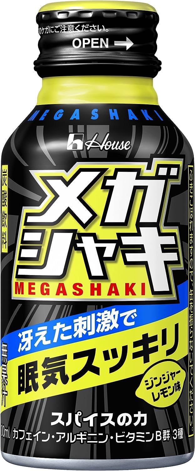 メガシャキ［100本] Amazon.co.jp: 【まとめ買い】ハウス メガシャキ 100mlボトル缶