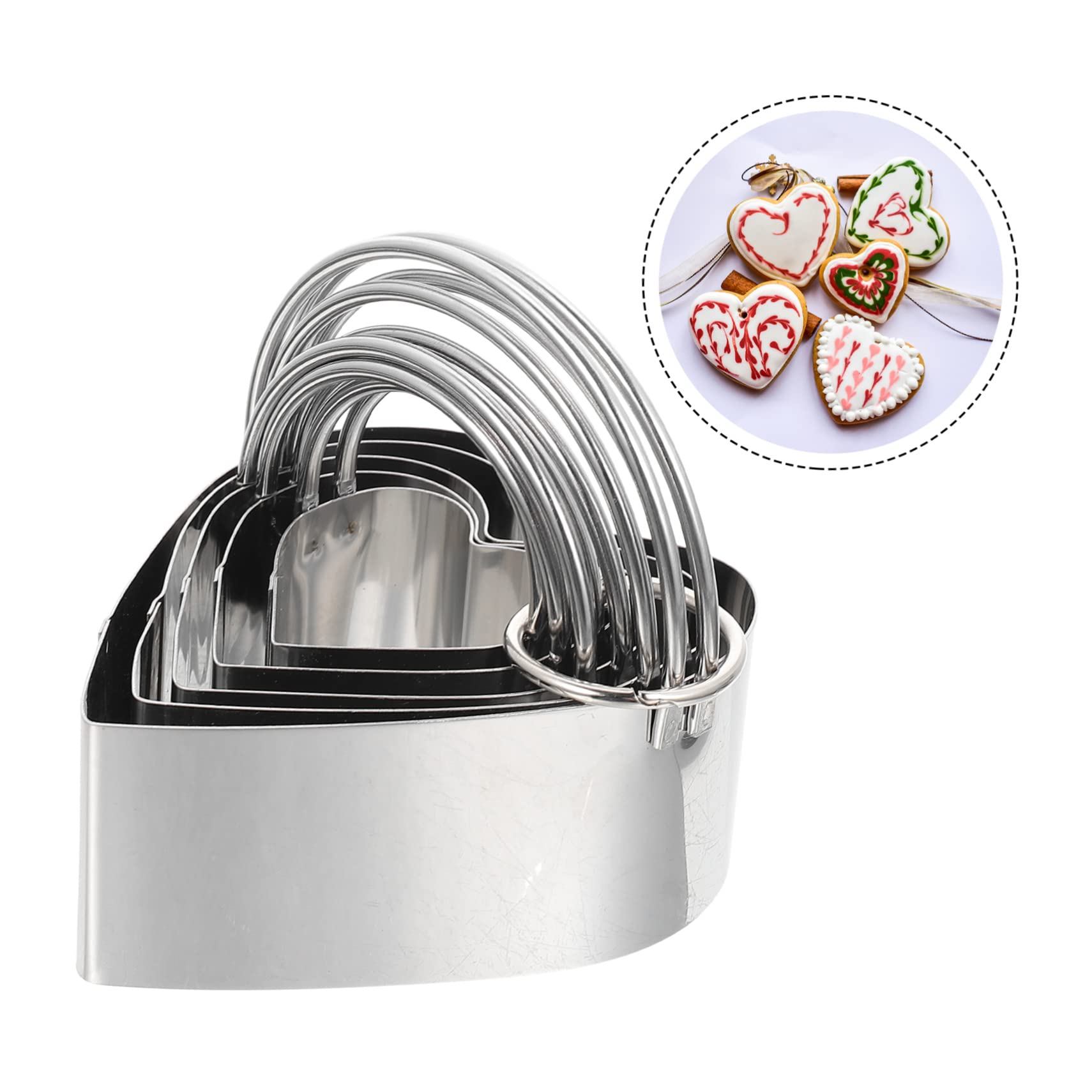 PRETYZOOM 5 Sätze Ausstechformen Keksausstecher Gebäckschneider Ingwerkekse Fondant Keksform cookie cutter bisquitschneider Antihaft-Formen backen keksformen selber machen Rostfreier Stahl