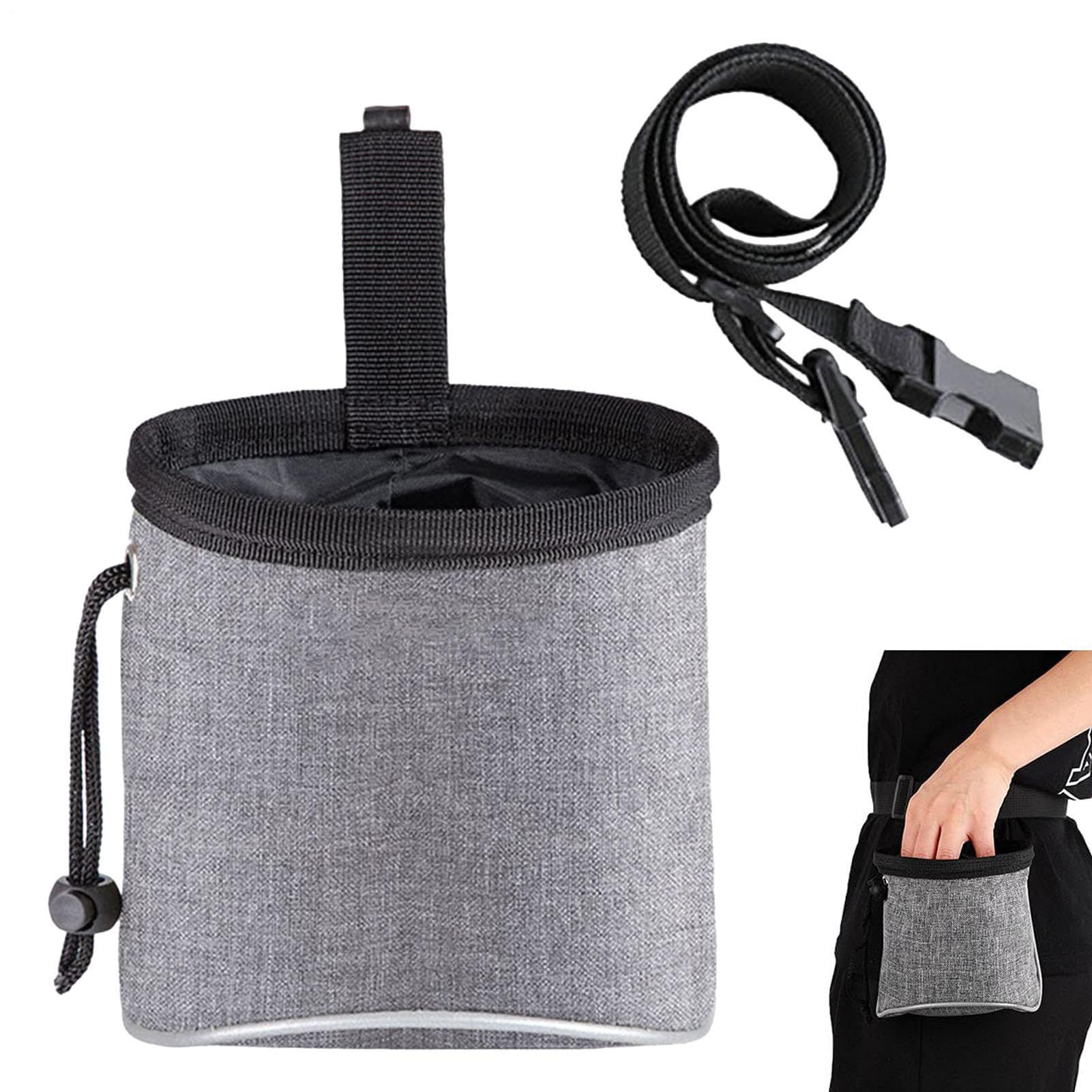 Bolsa de golosinas para perros con tira reflectante para entrenamiento