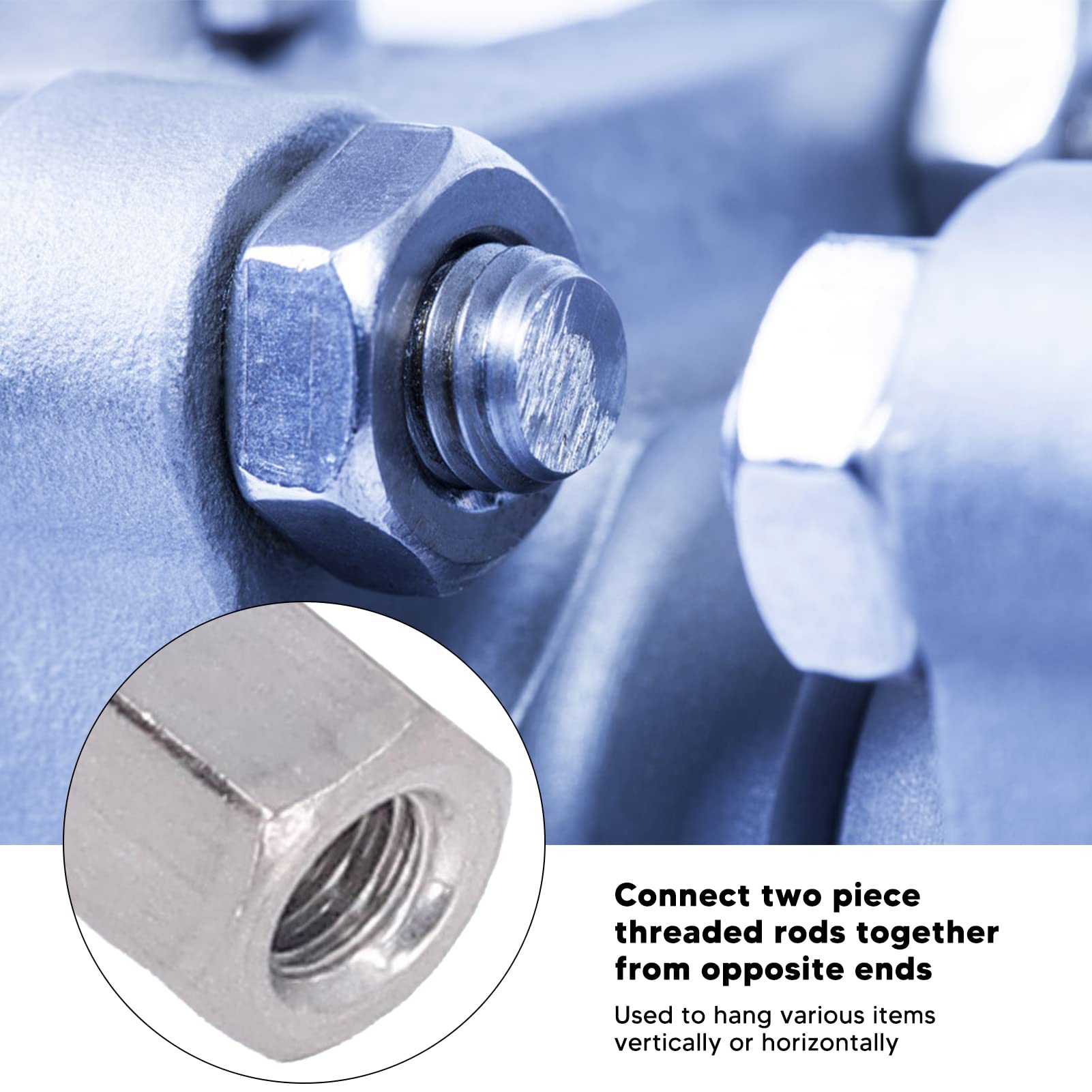 Metric Threaded Rod Coupler