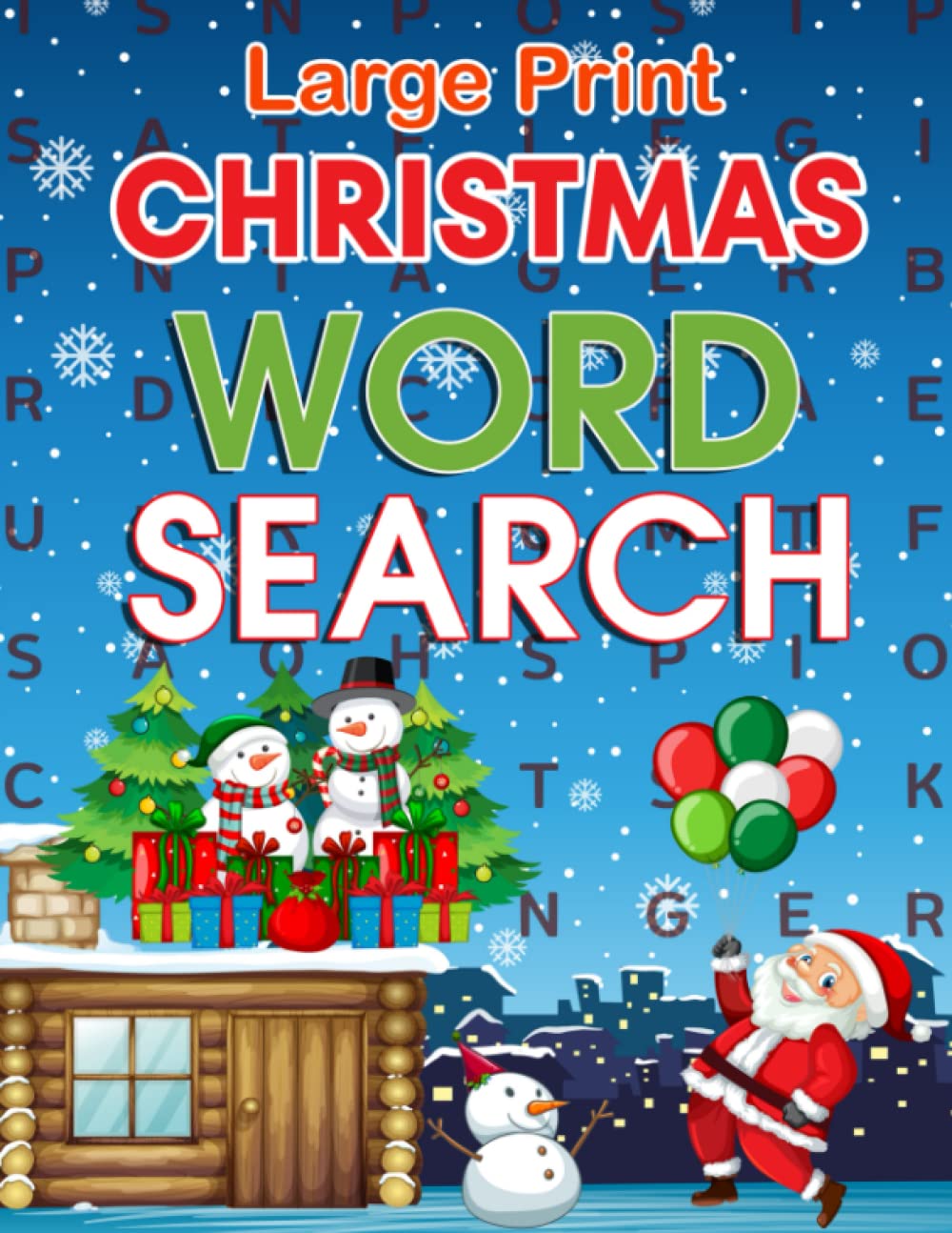 Christmas Wordsearch Book: 55 wordsearch puzzles in large print relating to Christmas