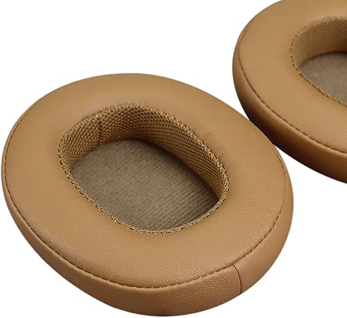 Miniatura 4 de MOLGRIA - Almohadillas de repuesto para orejas de piel con proteínas, para Skullcandy Crusher Wireless Crusher Evo ANC HESH 3.0 (bronceado)