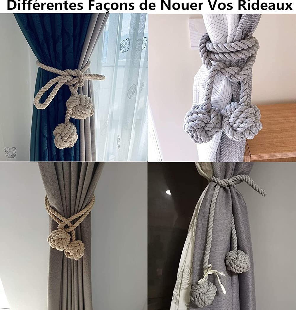 2 Stück Vorhang Raffhalter - Niedliche Blumen Design Gardinenclips