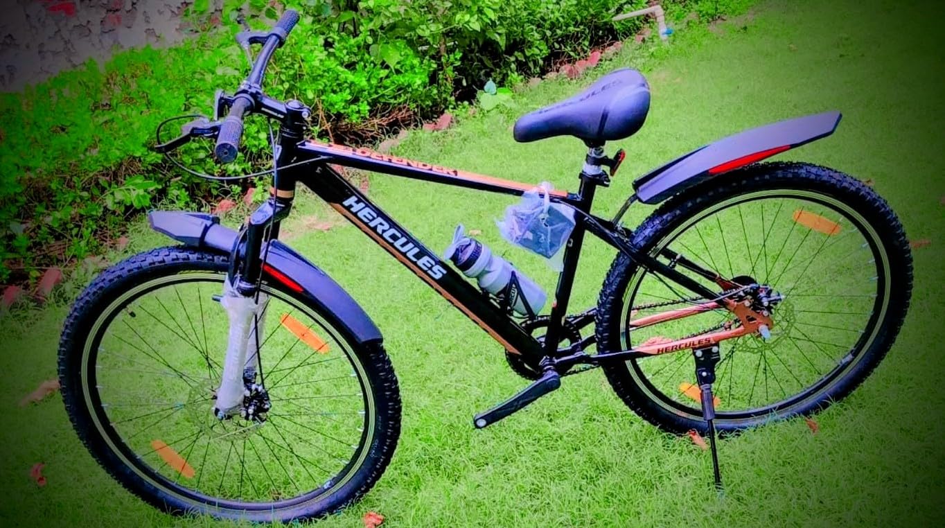 Hercules Defender Cycle in 27.5t Wheel Size with Dual DISC Brakes with Front Suspension Fork for 12+-image-46