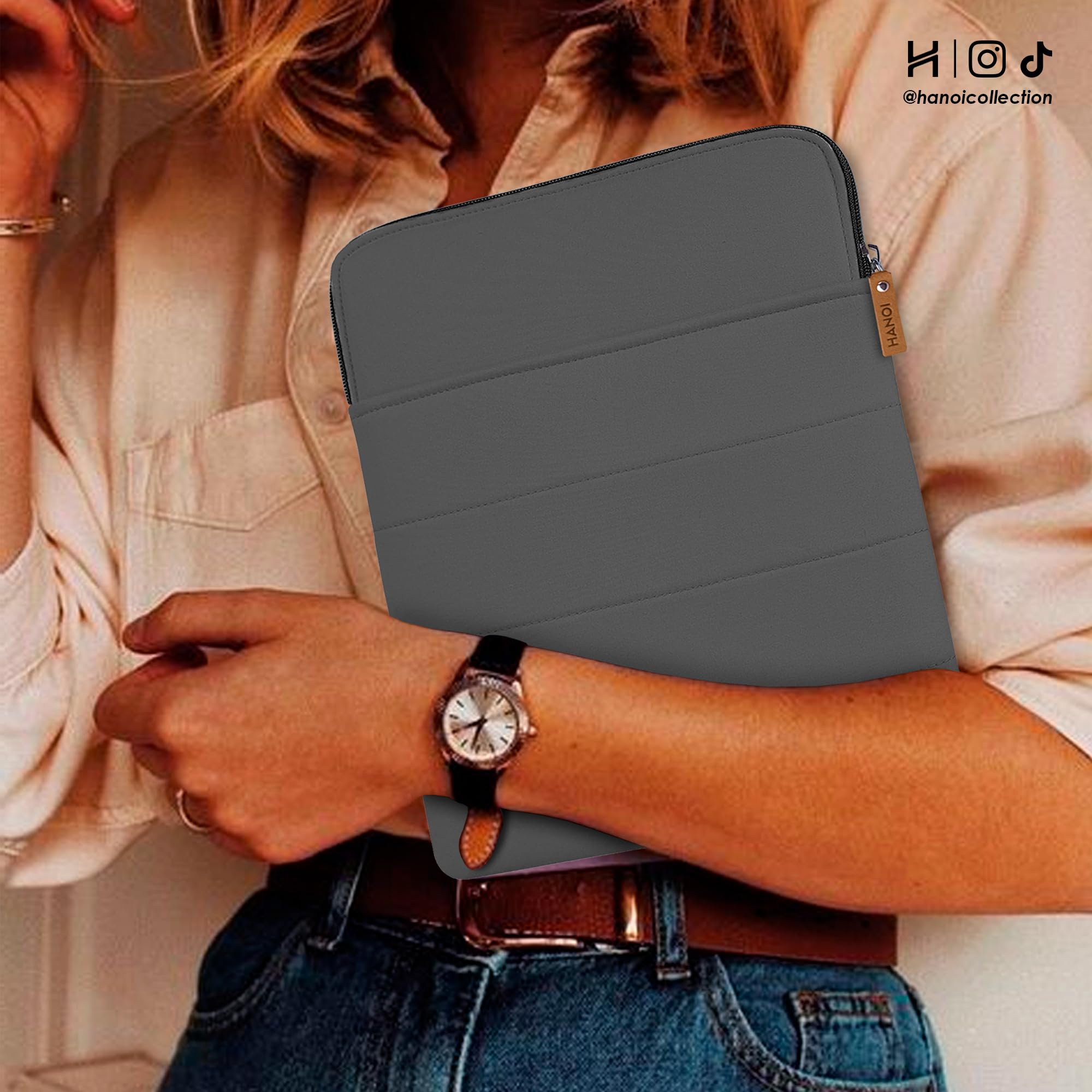 Detroit Funda para libros con cremallera, protector de libros, funda para libros de tapa blanda, funda acolchada para libros de tapa dura, estantería grande con cremallera, protector