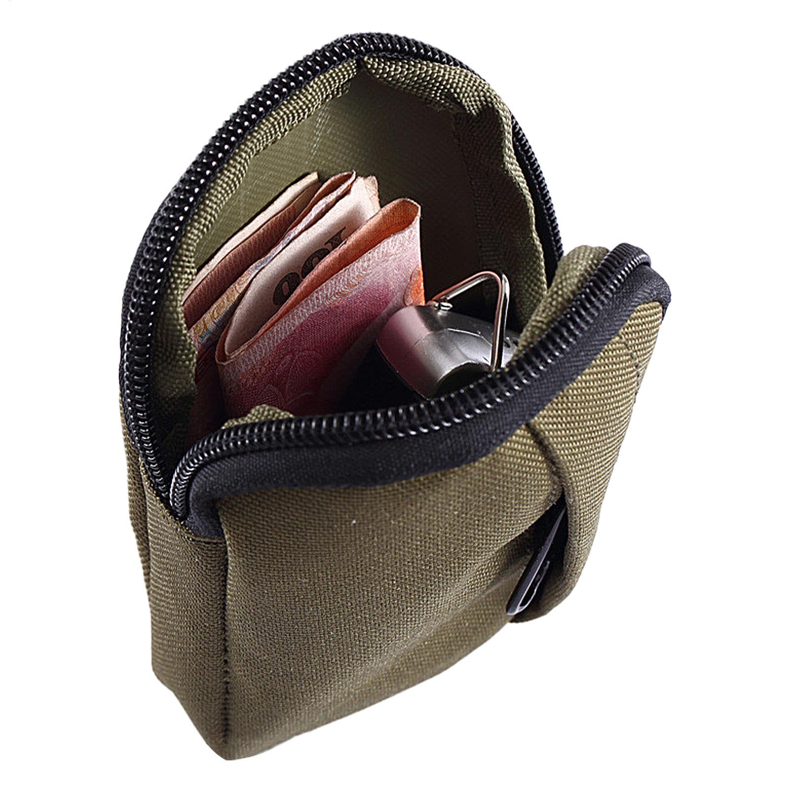 Belt Pouches for Men Utility | Small Outdoor Keychain Bags,Portable Belt Gear, Nylon Pocket Organizer, Coin Purse Card Holder for Camping Hunting