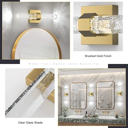 Miniatura 8 de Aipsun Moderna luz LED de tocador de baño, 6000 K