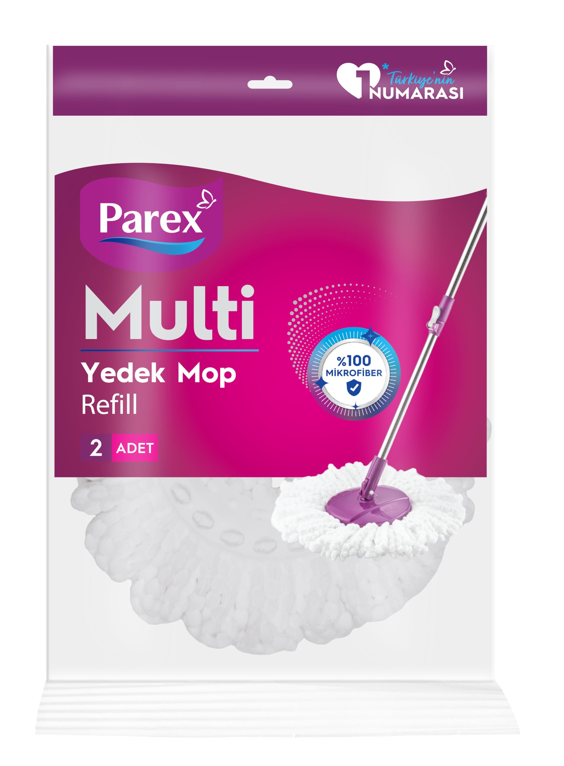 Parex Multi Yedek Mop 2'li
