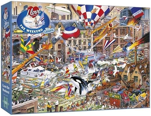 Gibsons I Love The Weekend Puzzle Puzzle 1000 piezas