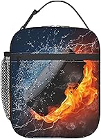 Vista 17 de Bolsa de almuerzo deportiva con pelota de fútbol americano para niños y niñas, reutilizable, aislada, portátil, para niños, escuela, hombres