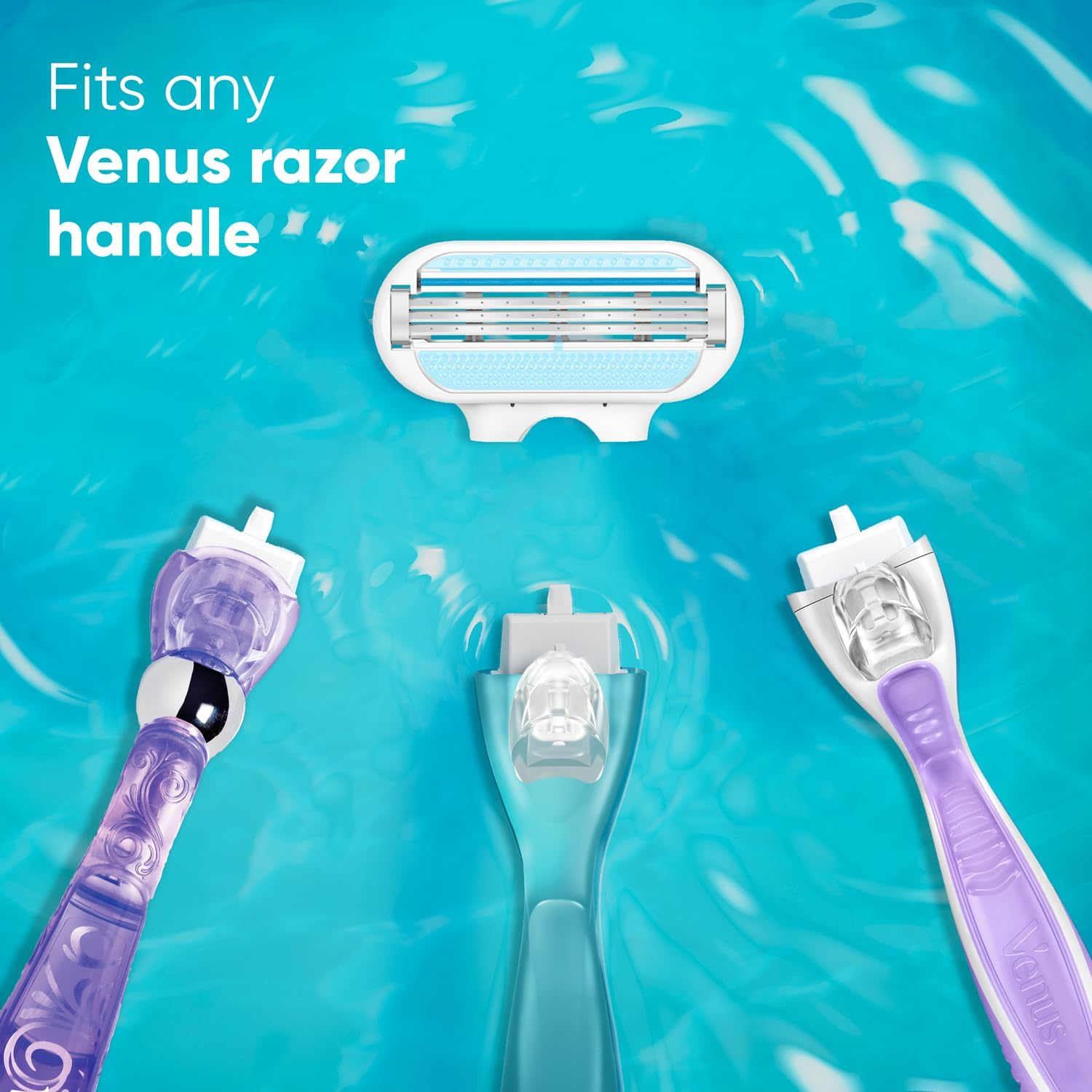 Gillette Venus Smooth - Lame per rasoio da donna, 4 lame di ricambio