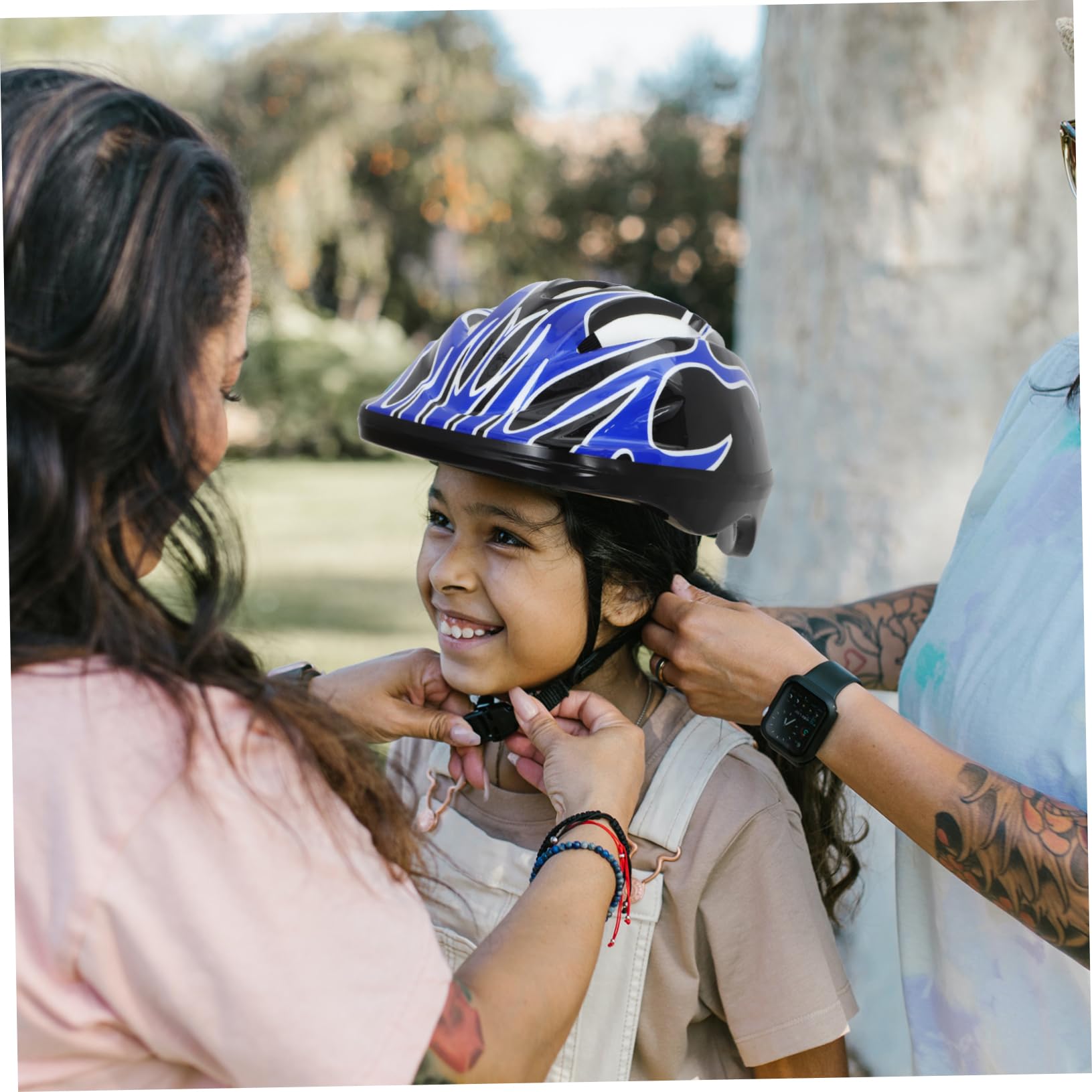 PRETYZOOM 7pièces Casque Réglable pour Skateboard Ensemble De Genouillères Et Coudières pour Garçon Fille Protège-Poignets pour Roller