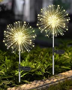 Anordsem Zonnelampen voor buiten, tuin, weerbestendig: tuindecoratie, rozen, staande batterijen voor zonnelampen - zonnebloemen, tuinlamp met bewegingsmelder - decoratieve geschenken met