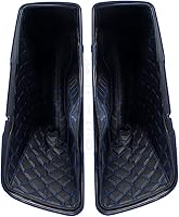 Vista 2 de Moto Onfire Saddlebags Liners - Kit de alfombras para alforjas duras Harley Touring 2014+, color azul, 4.5 bolsas estiradas