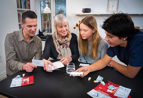 Miniatura 8 de Eldoncard Kit de tipificación de sangre, paquete de 2 pruebas, conozca su tipo de sangre, prueba instantánea y precisa en casa, determina los grupos