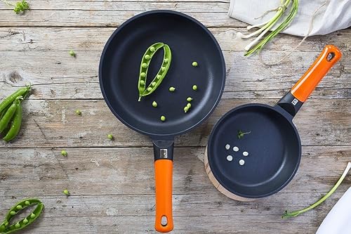 Miniatura 6 de Braisogona Efficient - Sartén de aluminio, 11.0 in, color naranja