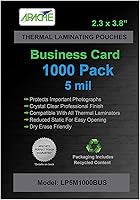 Vista 8 de Apache Paquete de 300 bolsas de laminado de 5 mil, para documentos de tamaño legal de 8.5 x 14 pulgadas (hojas de 9 x 14.5 pulgadas), suministros