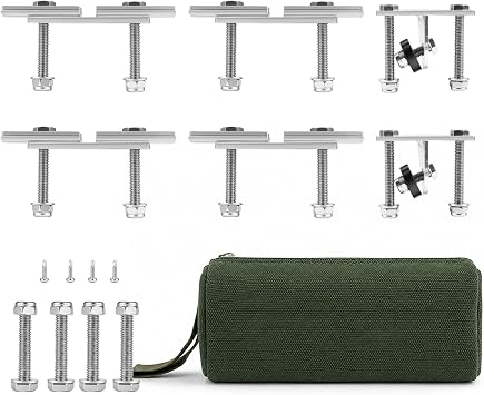 815118 Tent Mount Fit KitCompatible with Smittybilt Tent Rails, Also for Smittybilt Rack and O-Verlander