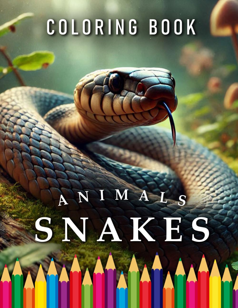 Snakes | Coloring Book: For Adults & Children | The perfect Gift for Snake Lovers (Animals | Coloring Books)