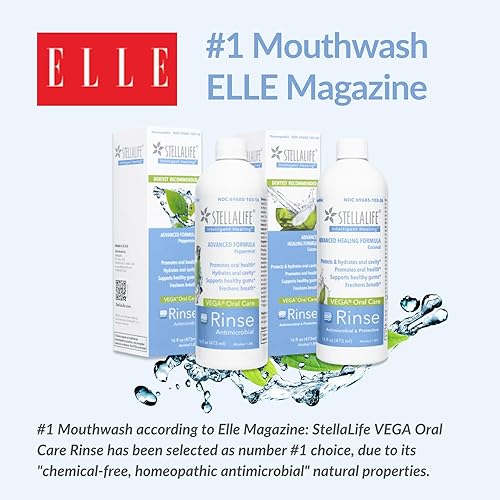 Miniatura 2 de StellaLife Vega Enjuague bucal enjuague bucal de boca seca higiene dental diaria natural para encías saludables aliento fresco coco sin azúcar