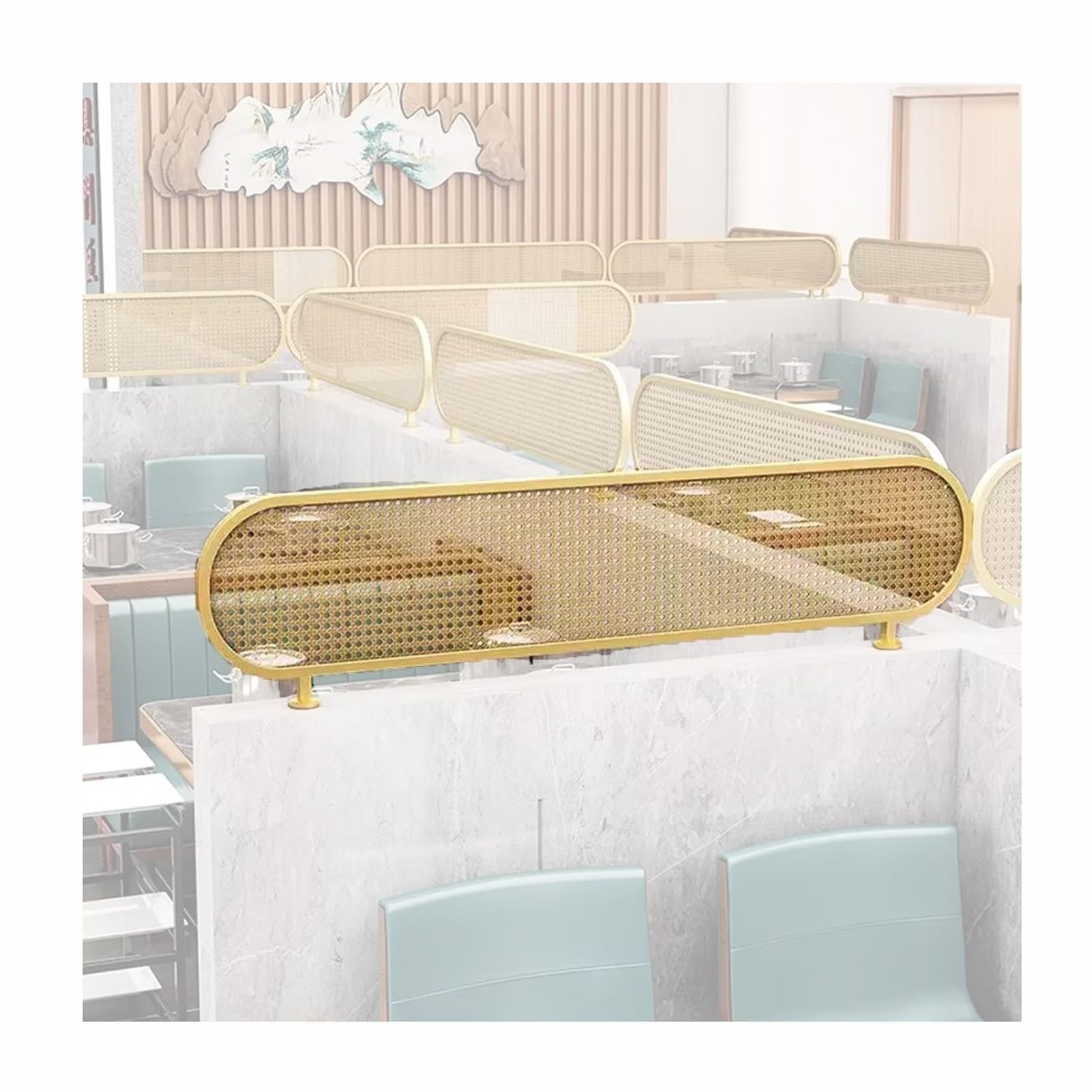 Cloison de séparation de salle à manger 160x30 cm pour hôtel et restaurant