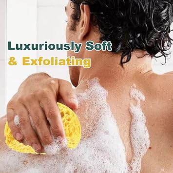 Large Soft Honeycomb Bath Sponges,Bath Sponge,sponges Bath,Pack of 2