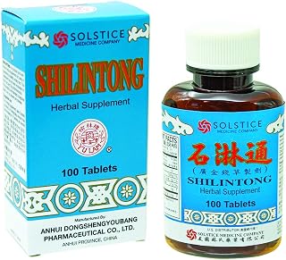 Shilintong Herbal Supplement (Supports Urinary Tract, Kidney & Bladder Stone Cleanse)(100 Tablets)(1 Bottle)(Solstice)