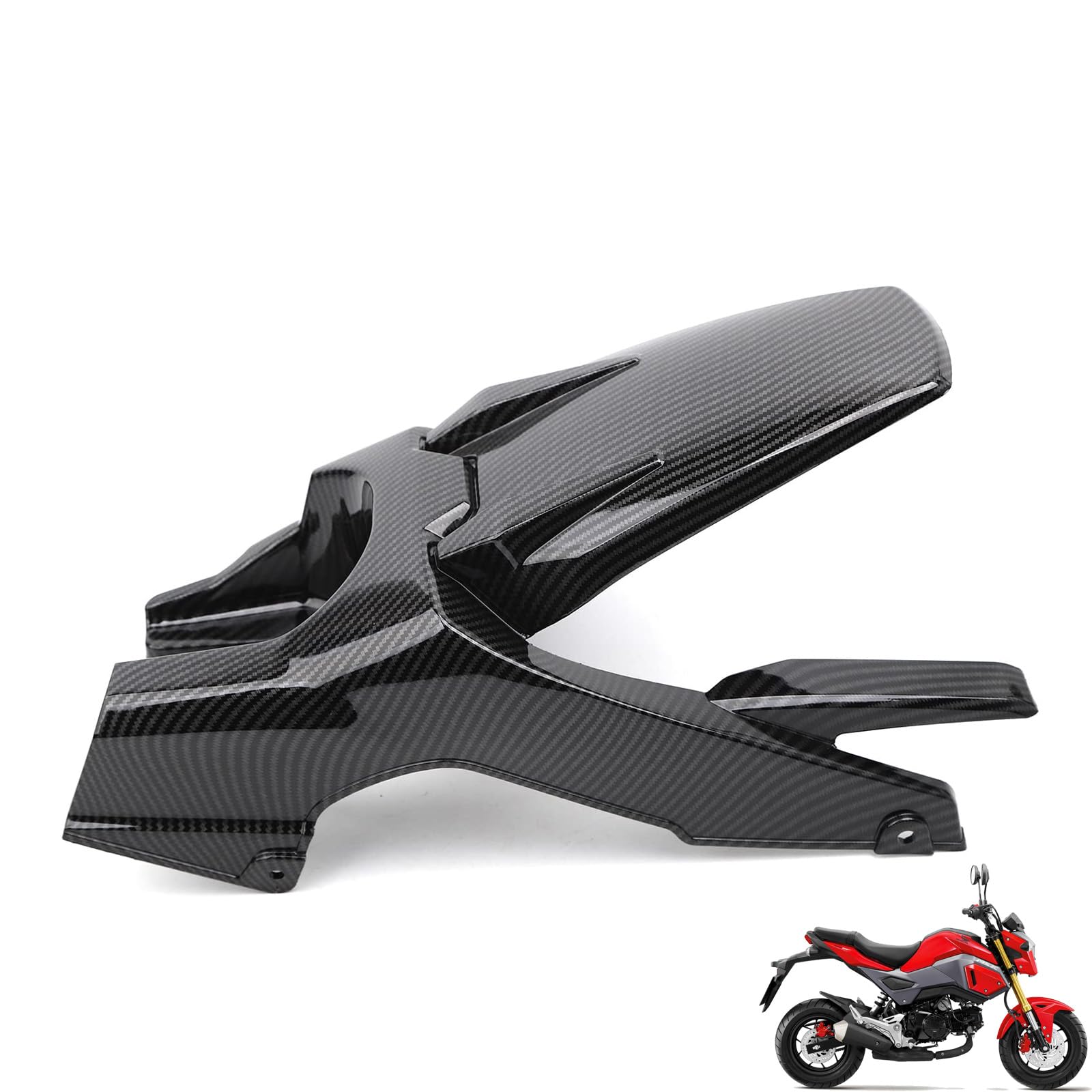 Amazon.com: Mokuo Motorcycle Carbon Fibre Rear Fender Fit For