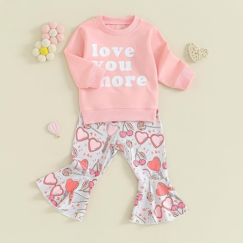 Miniatura 10 de Sudadera de calabaza para bebé niña pequeña camisas de manga larga pantalones acampanados traje de Papá Noel ropa de Navidad