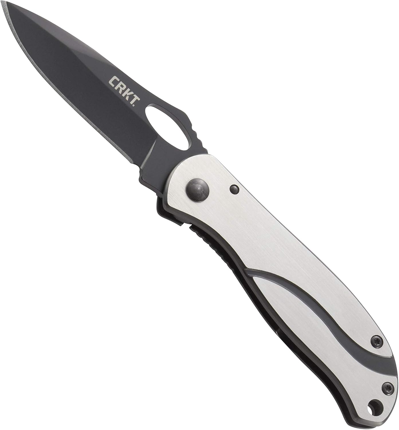CRKT Pazoda Black Folding Pocket Knife, Plain Edge 6480K