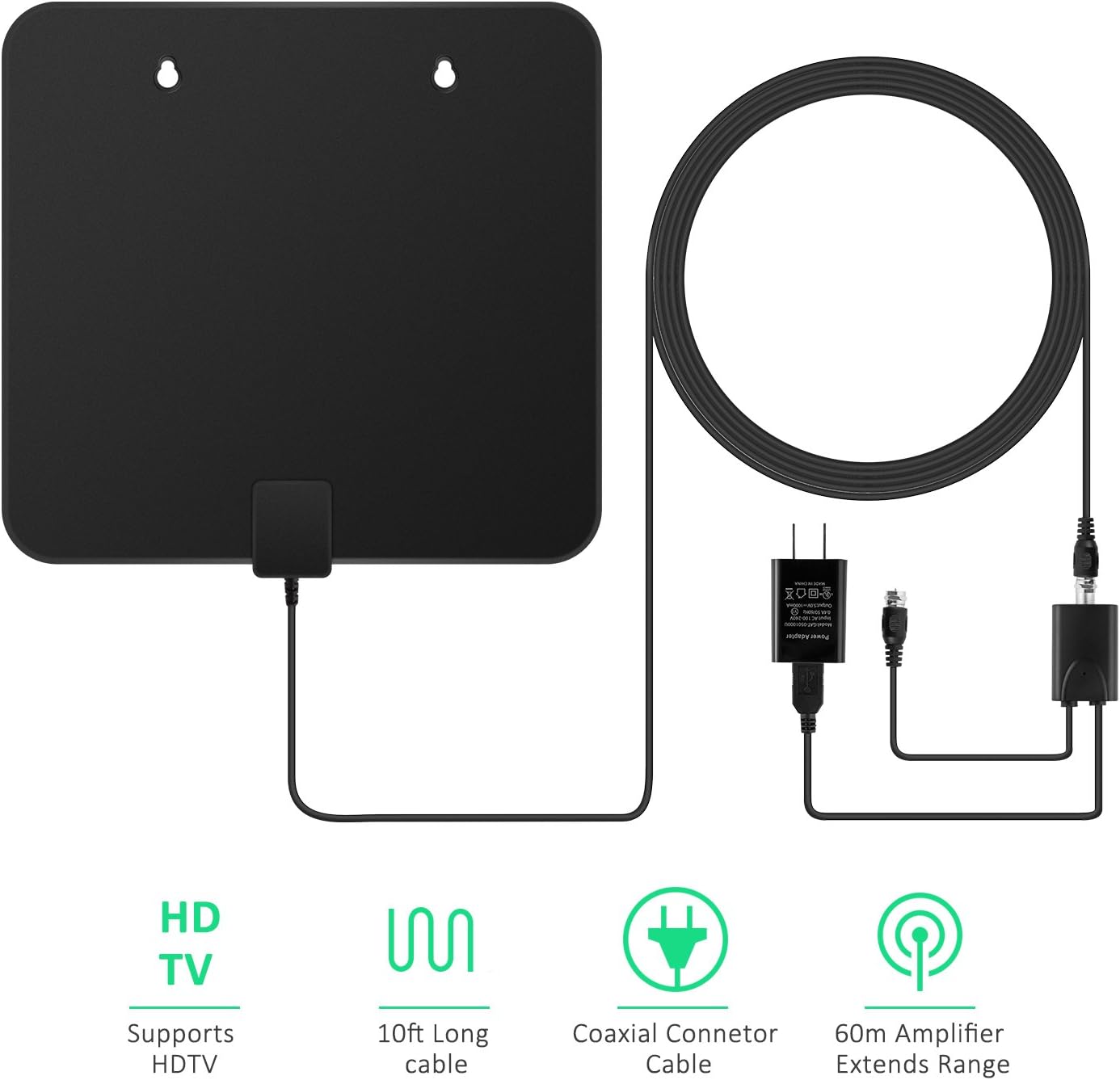 antenna8541 TV Antenna, Black