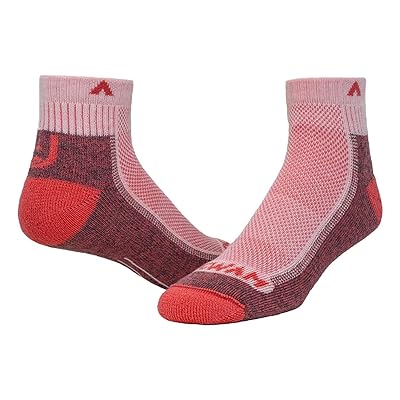 Wigwam Cool Lite Hiker Quarter Quarter Length Socks Shoes Sugar Coral