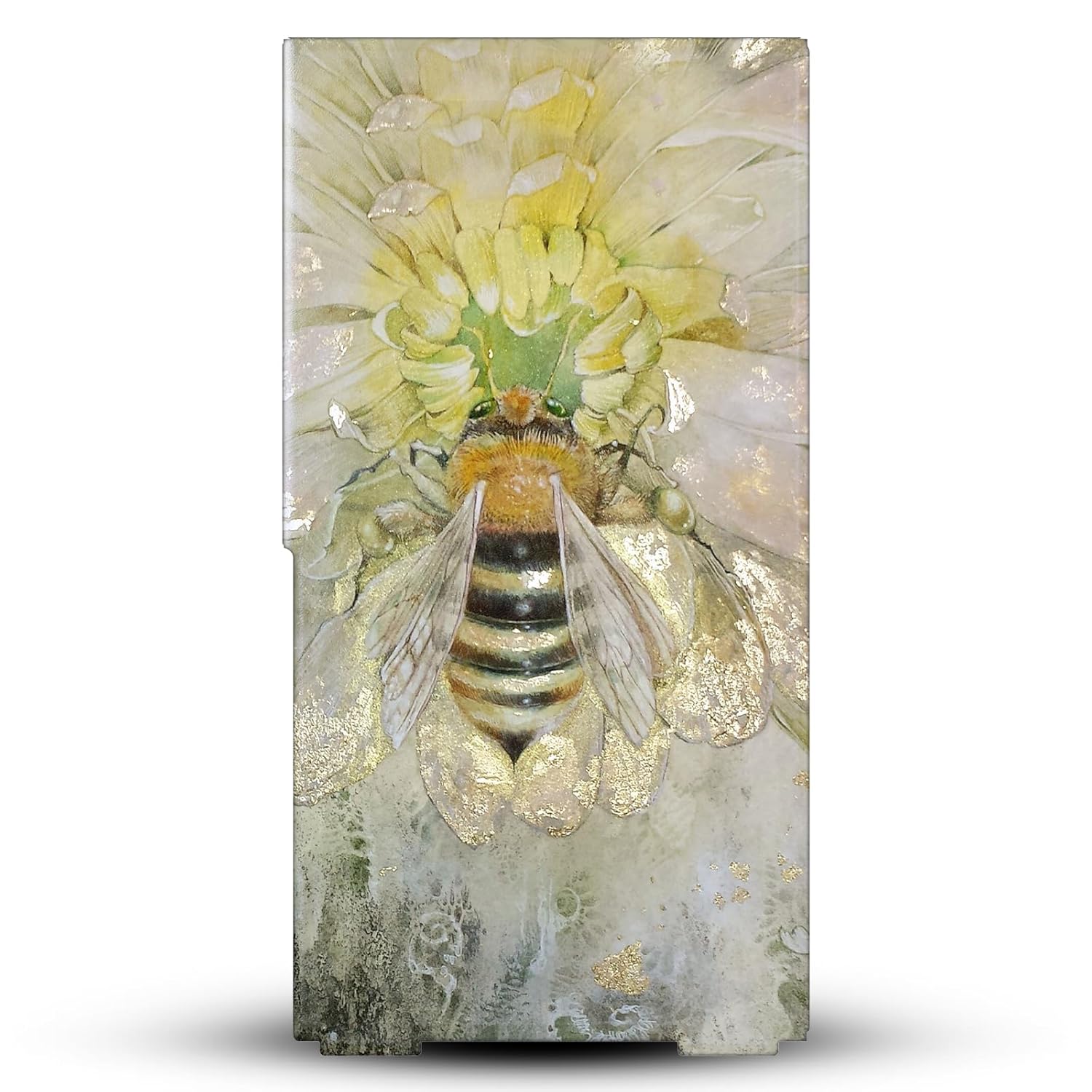 Head Case Designs Officially Licensed Stephanie Law Bee Art Mix Game Console Wrap and Game Controller Skin Bundle Compatible With Xbox Series X