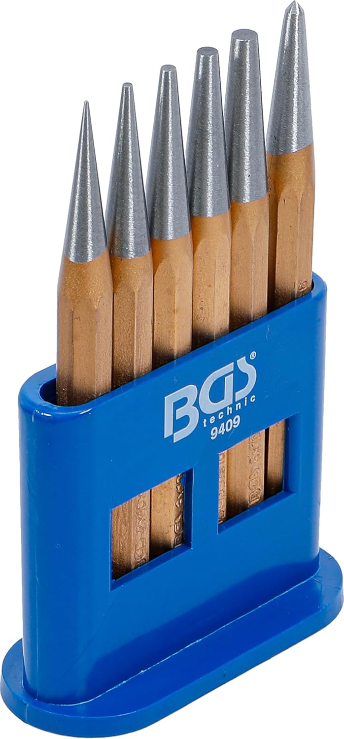 BGS 9409 | Drift Punch/Center Punch Set | 120 mm | 1-5 mm | 6 pcs.