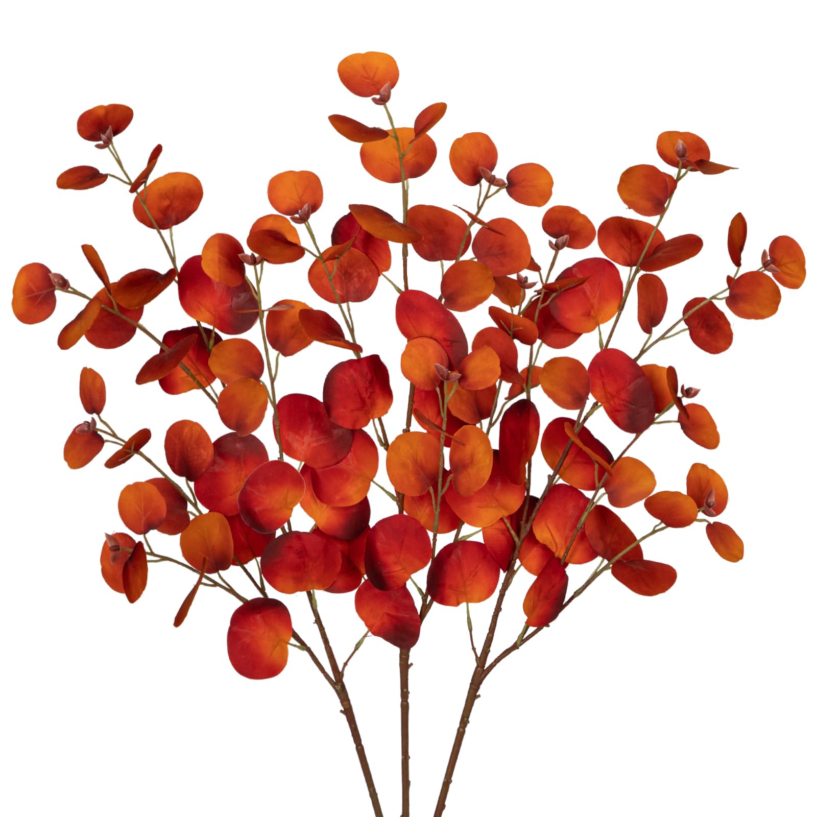 Eucalyptus artificiel de haute qualité avec feuilles en soie pour bouquet haut de gamme