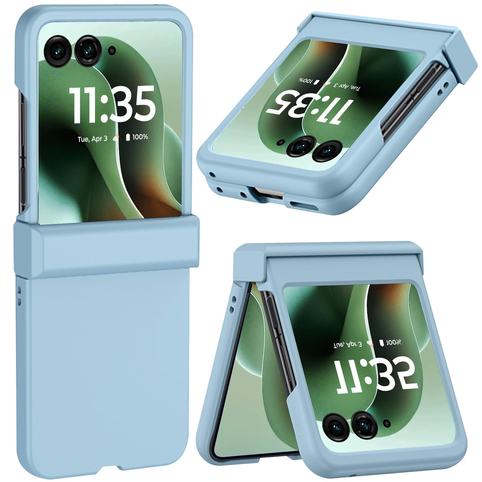 NINKI for Motorola Razr 60 Ultra Case 2025 with Hinge Protection,Cute Moto Razr 60 Ultra Phone Case,Full Shockproof Lightweight Hinge Protective Cases