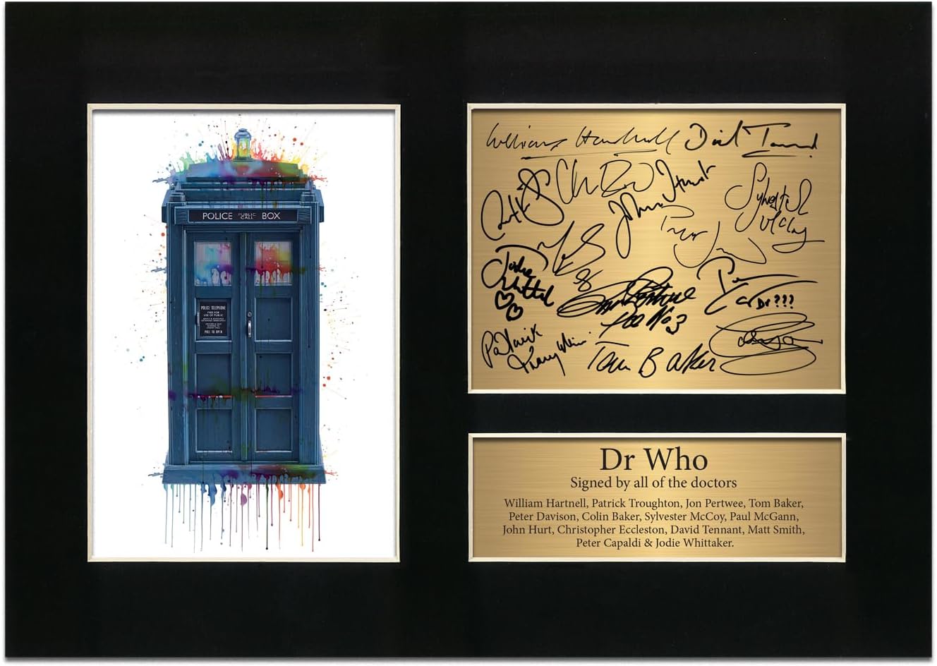 Generic Doctor Who Signed A4 Printed Autograph Photo Reproduction Print Picture Display No143