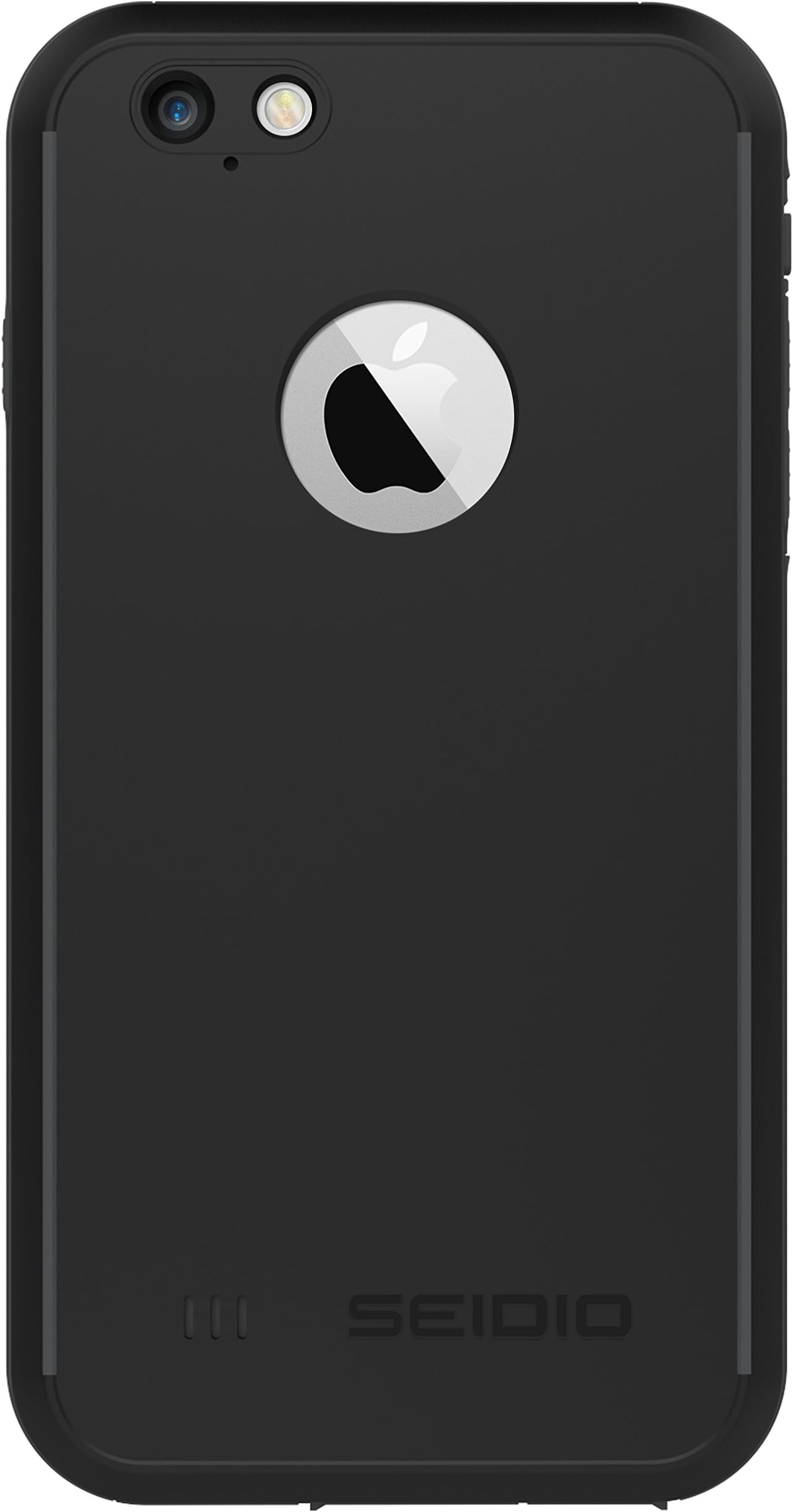 OBEX Waterproof Case for the iPhone 6 Plus/6s Plus [Drop Proof] [Everyday Protection] - Retail Packaging - Black/Gray