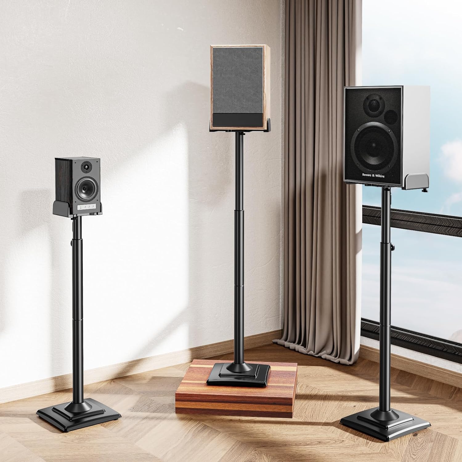 Monoprice Elements Speaker Stand Reddit Universal Floor Speaker
