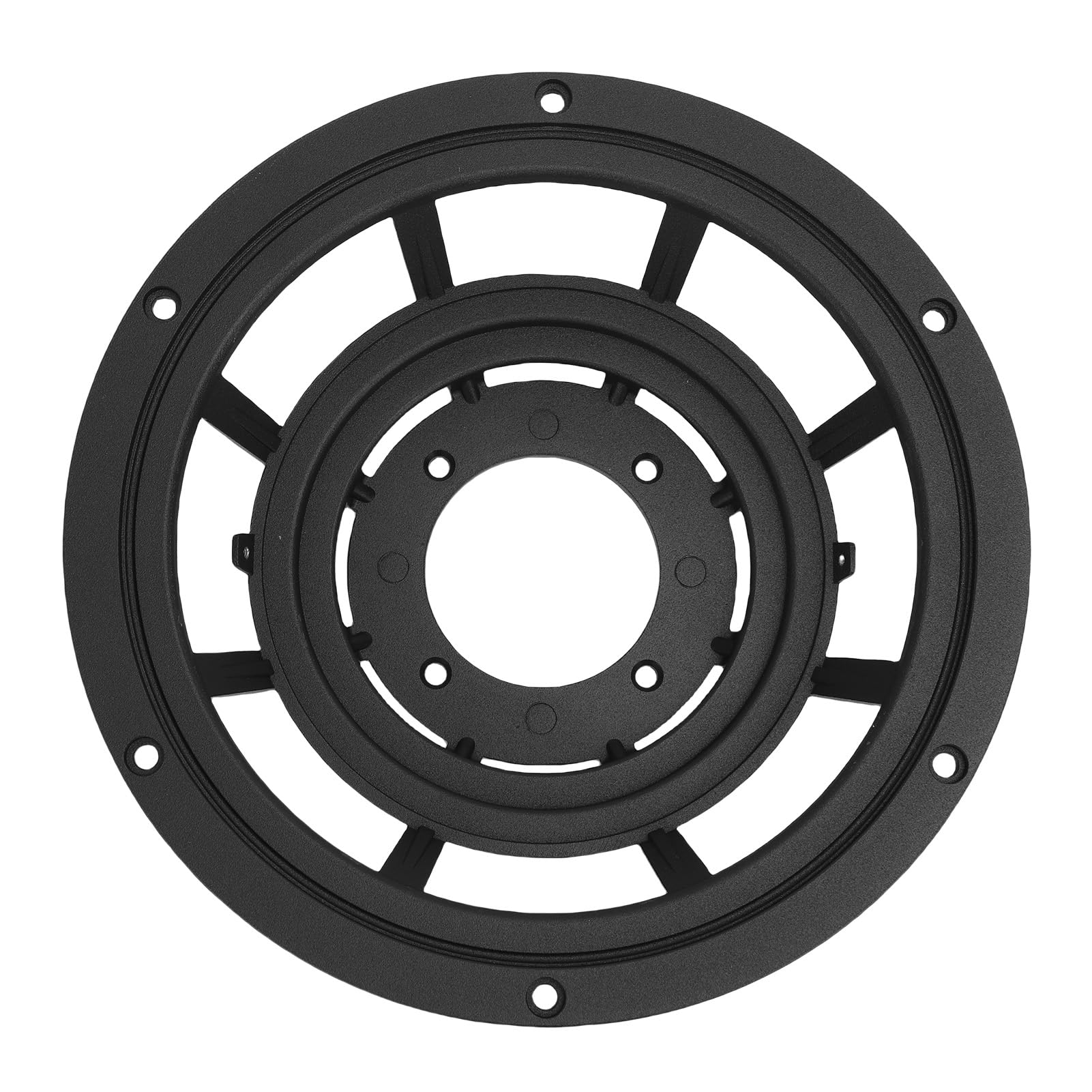 Ejoyous 2 Stück Lautsprecher-Beckenrahmen aus Gegossenem Aluminium, Woofer-Körbe, 223 Mm Außendurchmesser, 63 Mm Höhe, Rostfreie Lautsprecher-Reparaturteile für DIY-Subwoofer, PA-DJ