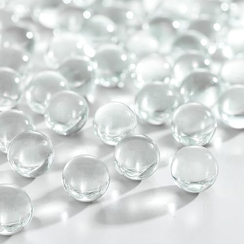 Miniatura 9 de Galashield Canicas para jarrones  Rellenos de jarrones de vidrio a granel  Cuentas de vidrio para jarrones, mármol redondo azul índigo, 5 libras,