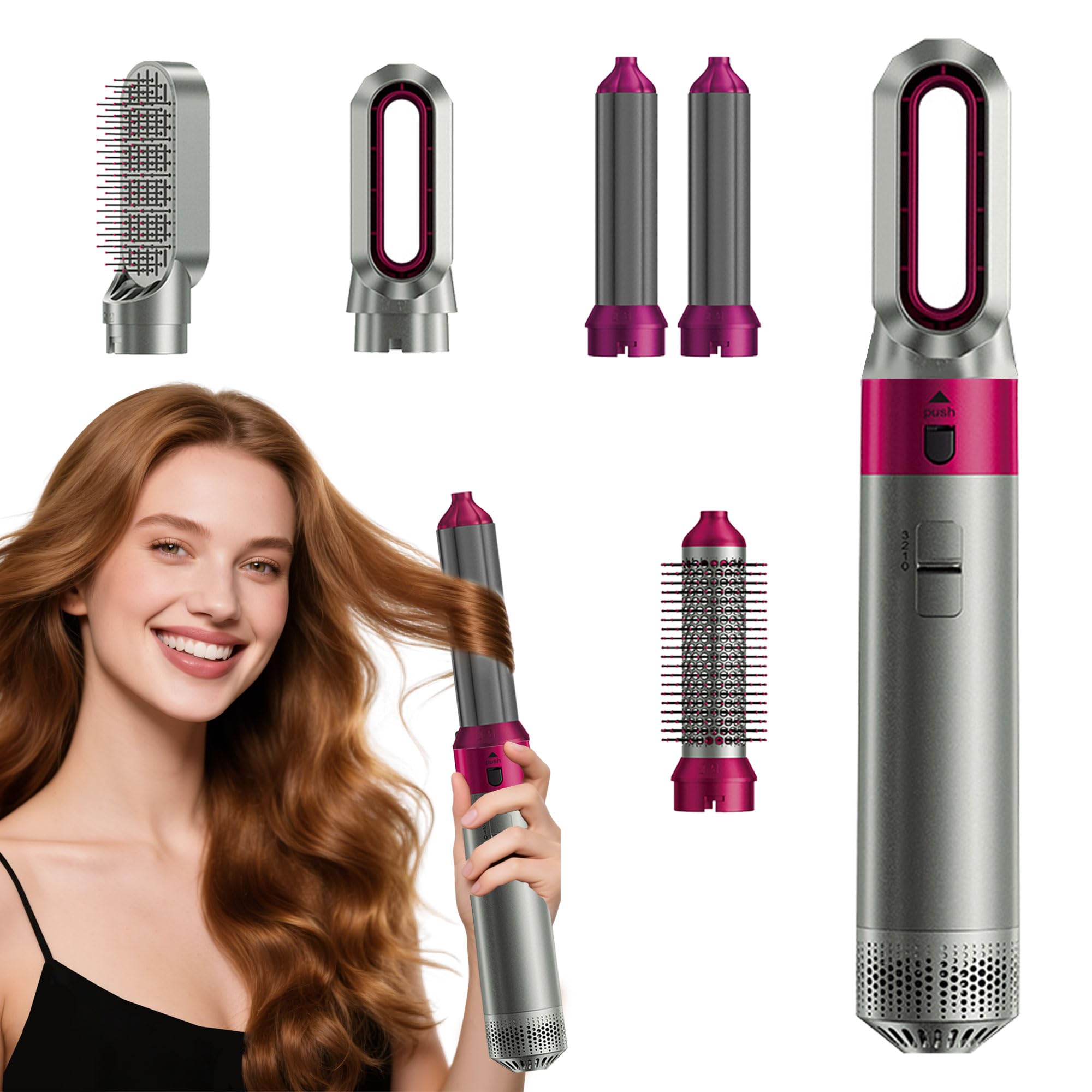 Photo 1 of EGGUITAR 5-in-1 Hair Dryer Brush Set
