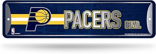 Vista 57 de Rico Industries NBA Basketball Metal Street Sign