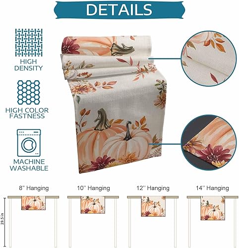 Miniatura 22 de Camino de mesa del día de San Patricio, camino de mesa de café, hojas de trébol verdes, a cuadros, camino de mesa de comedor, bufandas para cocina