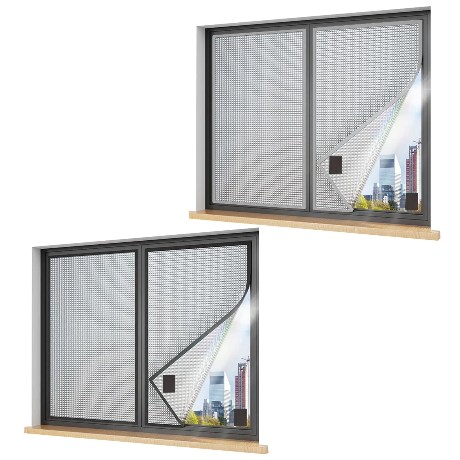 Protector térmico autoadhesivo de lámina de burbujas, pantalla de aluminio para aislamiento, antirreflejos, fácil instalación, tinte de privacidad extraíble para dormitorio