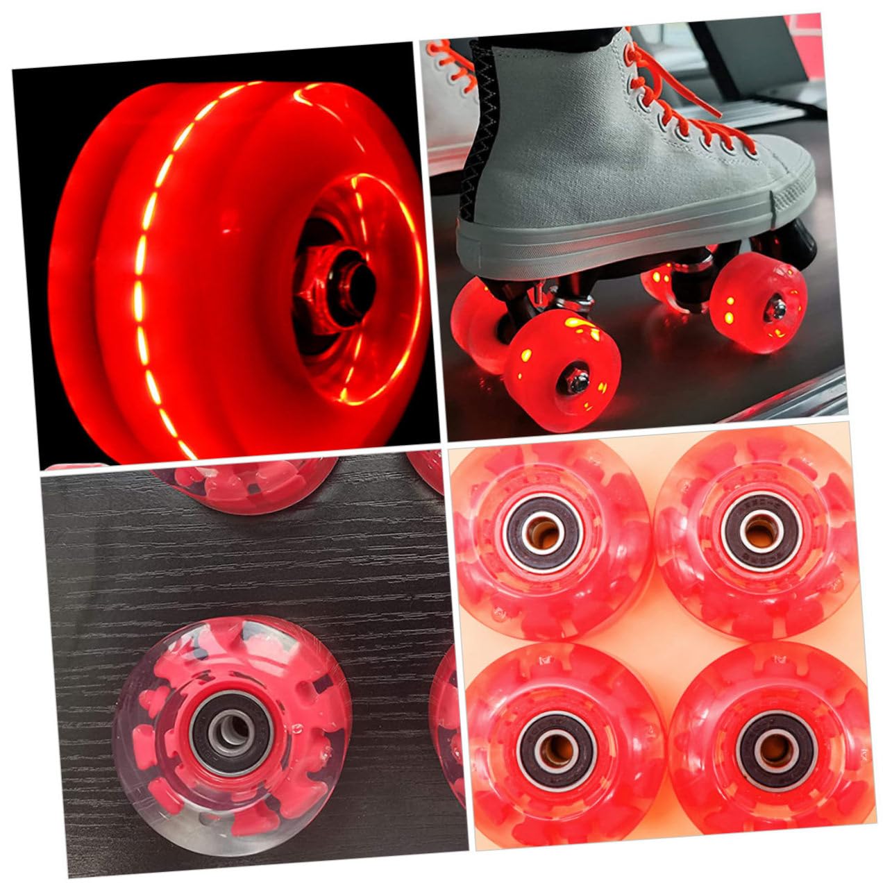 UPKOCH 4piezas Ruedas De Patines Para Patinaje Ruedas Para Monopatín Accesorios Para Patines Línea
